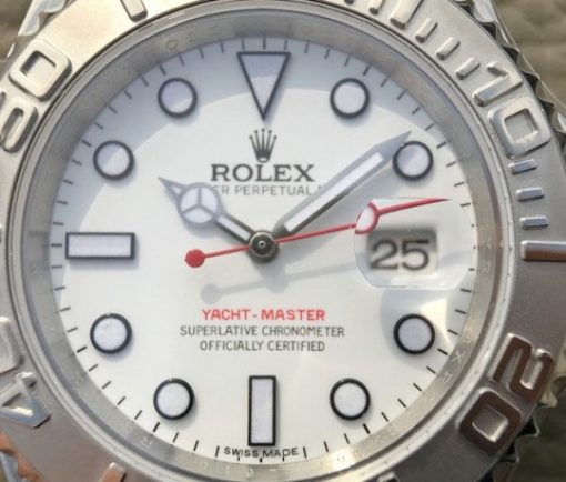 Replica Rolex Yacht-Master 116622 JF White Dial on SS Bracelet SH3135 - Image 7