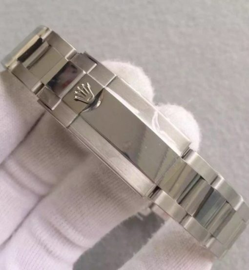 Replica Rolex Yacht-Master 116622 Noob White Dial on SS Bracelet A2824 - Image 7