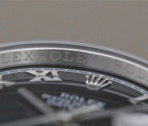 Replica Rolex DateJust 36mm SS 116234 ARF Black Dial Roman Markers 904L Oyster Bracelet SA3135 - Image 6
