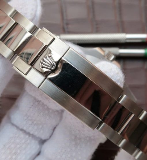 Replica Rolex EXPLORER II 42mm 216570 Noob Black Dial SS Bracelet A3187 - Image 7