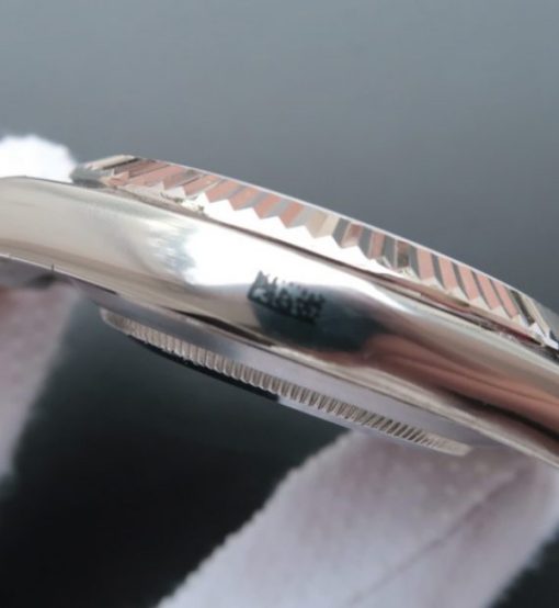Replica Rolex DateJust II SS Fluted Bezel Gray Dial SS Bracelet A3136 - Image 5