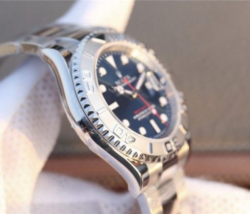Replica Rolex Yacht-Master 116622 JF Blue Dial SS Bracelet SH3135 - Image 8