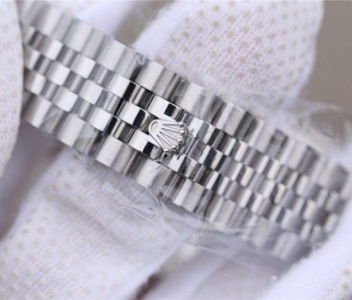 Replica Rolex DateJust 36mm SS 116234 ARF White Dial Stick Markers 904L SS Bracelet SA3135 - Image 7