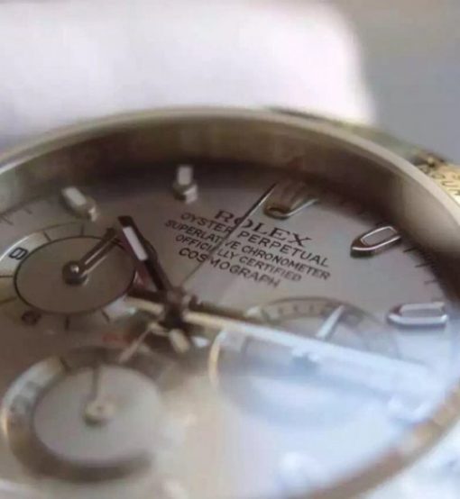 Replica Rolex Daytona 116509 Gray Dial SS Bracelet A4130 - Image 4