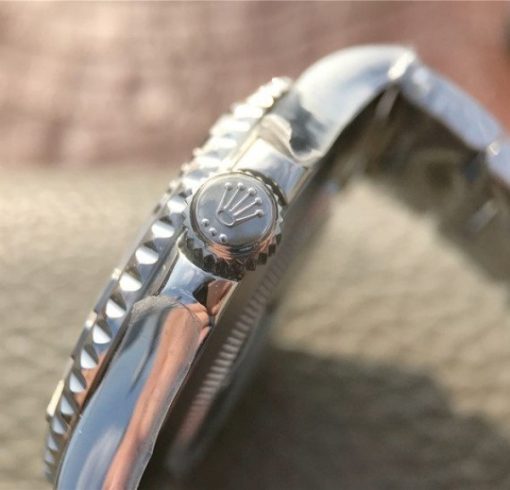 Replica Rolex Yacht-Master 116622 JF Black Dial SS Bracelet A2824 - Image 10