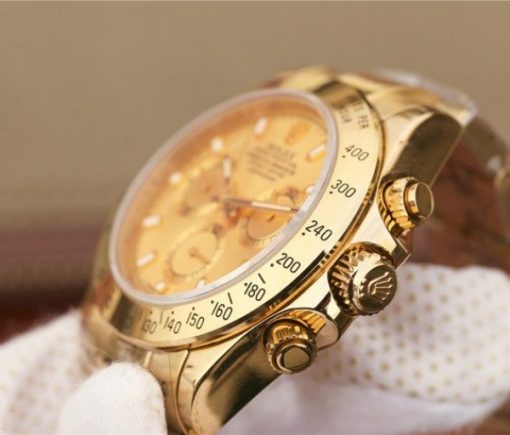 Replica Rolex Daytona YG Yellow Gold Dial BP YG Bracelet A7750 - Image 5