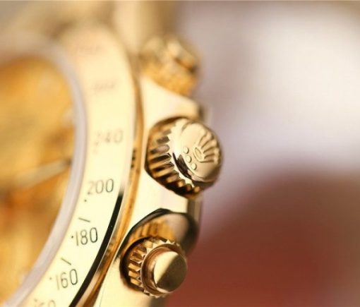 Replica Rolex Daytona YG Yellow Gold Dial BP YG Bracelet A7750 - Image 7