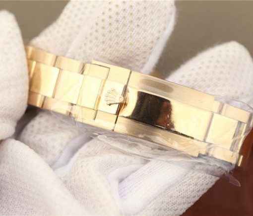 Replica Rolex Daytona YG Yellow Gold Dial BP YG Bracelet A7750 - Image 9