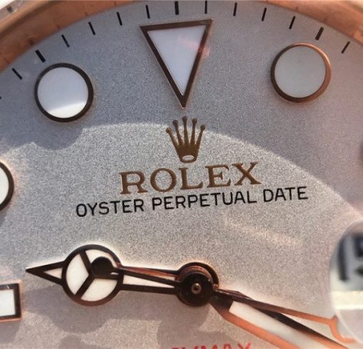 Replica Rolex Yacht-Master 116655 RG White Dial White Ceramic Rubber Strap A2824 - Image 3
