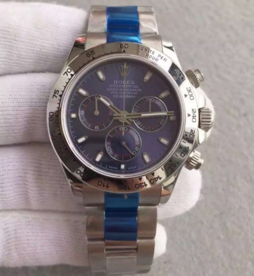 Replica Rolex Daytona Baselworld 116509 Blue Dial SS Bracelet A4130
