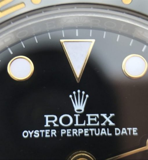 Replica Rolex GMT-Master II 116713 LN Black Ceramic Thick YG Wrapped Noob A3186 - Image 9
