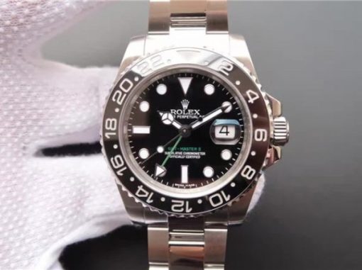 Replica Rolex GMT-Master II 116710 LN Black Ceramic Noob A3186