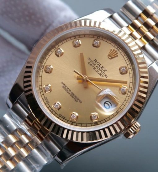 Replica Rolex DateJust 41mm 126333 Noob RG Wrapped RG Dial Diamonds Markers SS/RG Bracelet A3235 - Image 2