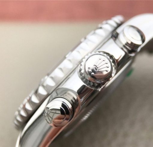 Replica Rolex YachtMaster II 116689 SS JF White Dial SS Bracelet A7750 - Image 9