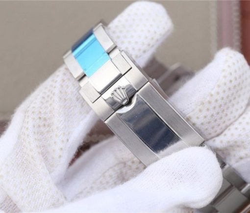 Replica Rolex YachtMaster II 116689 SS JF White Dial SS Bracelet A7750 - Image 12
