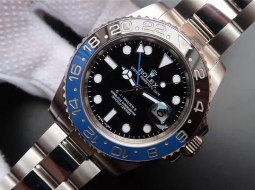 Replica Rolex GMT-Master II 116710 BLNR Black/Blue Ceramic Noob A3186 - Image 2