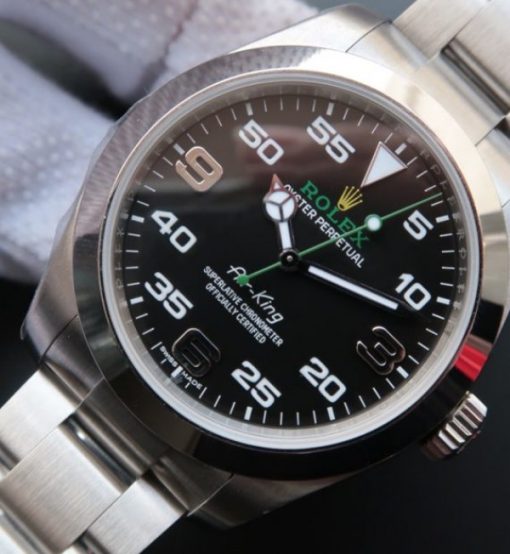 Replica Rolex Air-King 116900 40mm Baselworld 2016 Noob SS Bracelet A2836 - Image 2