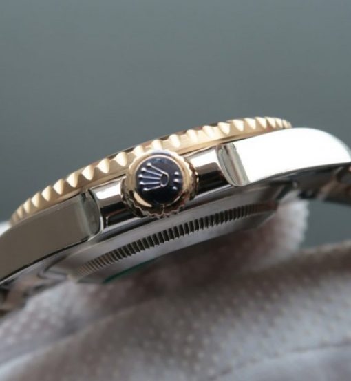 Replica Rolex Submariner 116613 LN Noob YG Wrapped Bezel YG Dial SS/YG Bracelet A3135 - Image 3