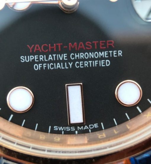 Replica Rolex Yacht-Master 40mm 116695SATS Noob Black Rubber Strap A2836 - Image 5