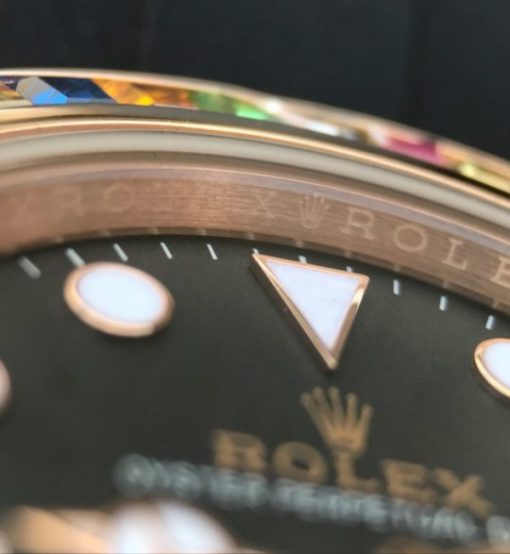 Replica Rolex Yacht-Master 40mm 116695SATS Noob Black Rubber Strap A2836 - Image 7