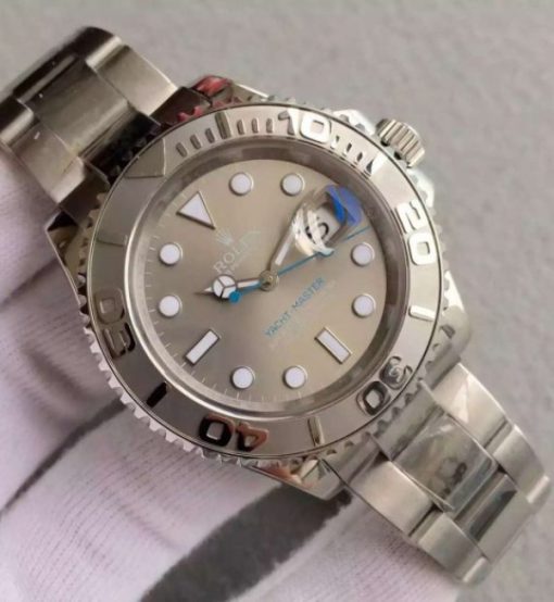 Replica Rolex Yacht-Master 116622 Noob Silver Dial SS Bracelet SA3135 - Image 2