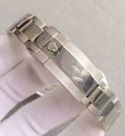 Replica Rolex Yacht-Master 116622 Noob Silver Dial SS Bracelet SA3135 - Image 6