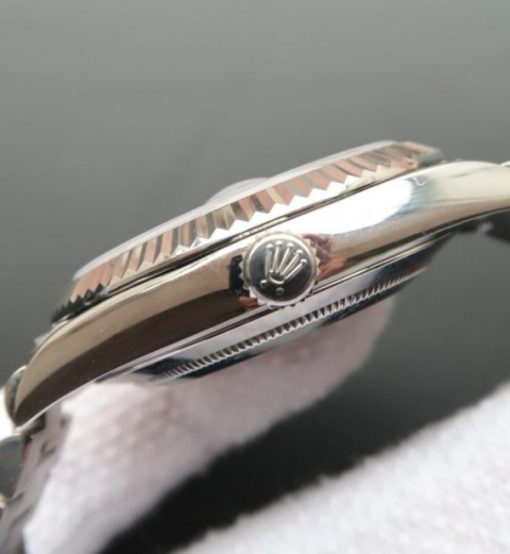 Replica Rolex Day-Date 40mm 228239 Noob Blue Dial SS President Bracelet A3255 - Image 4