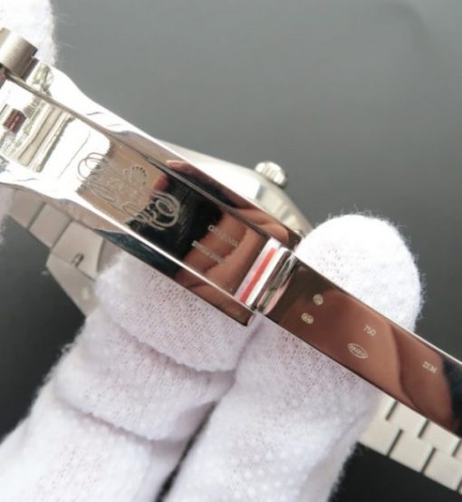 Replica Rolex Day-Date 40mm 228239 Noob Blue Dial SS President Bracelet A3255 - Image 9