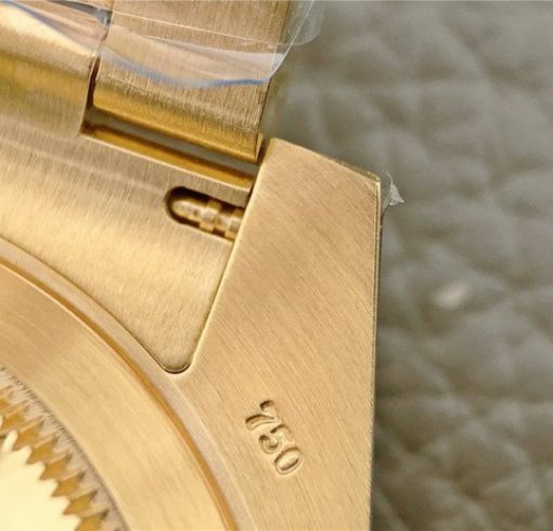 Replica Rolex Submariner 116613 LN Diamonds Markers YG Dial SS/YG Bracelet Eat2836 - Image 17
