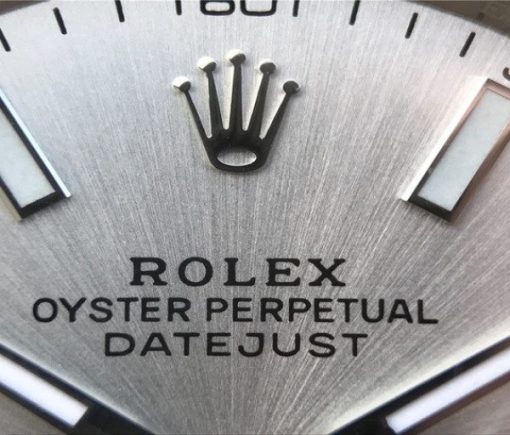 Replica Rolex DateJust 41mm 126334 Noob Fluted Bezel Silver Dial Stick Markers Bracelet A3235 - Image 4