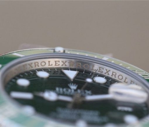 Replica Rolex Submariner 116610 LV Green Ceramic VRF SS Bracelet A2836 - Image 4