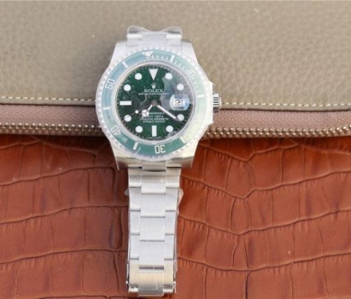 Replica Rolex Submariner 116610 LV Green Ceramic VRF SS Bracelet A2836 - Image 10