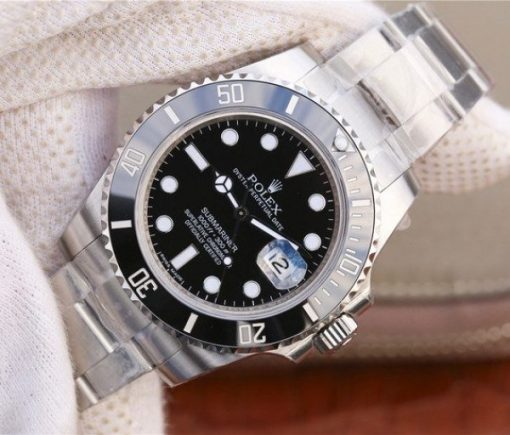 Replica Rolex Submariner 116610 LN Black Ceramic VRF SS Bracelet A2836 - Image 2