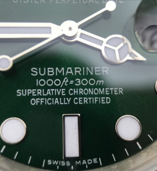 Replica Rolex Submariner 116610 LV Green Ceramic V7 Noob A3135 - Image 6