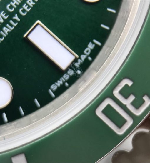 Replica Rolex Submariner 116610 LV Green Ceramic V7 Noob A3135 - Image 7