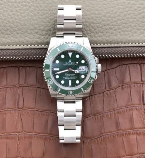 Replica Rolex Submariner 116610 LV Green Ceramic V7 Noob A3135 - Image 12