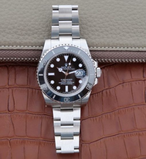 Replica Rolex Submariner 116610 LN Black Ceramic V7 Noob A3135 - Image 7