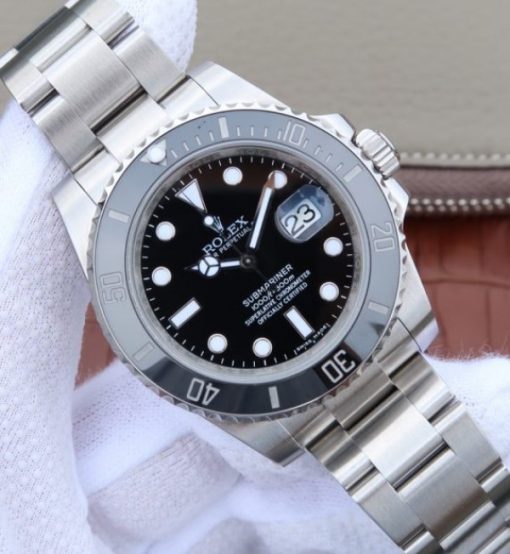 Replica Rolex Submariner 116610 LN Black Ceramic V7 Noob A3135