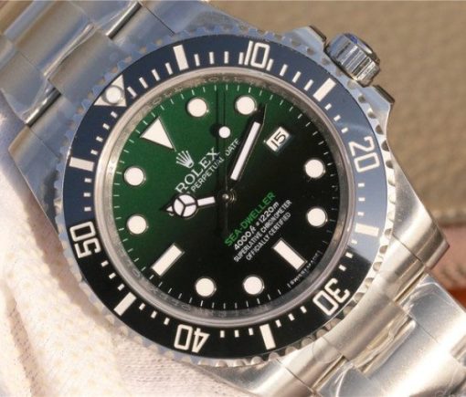 Replica Rolex Sea-Dweller DEEPSEA 116660 D-Green Noob A2836 - Image 3
