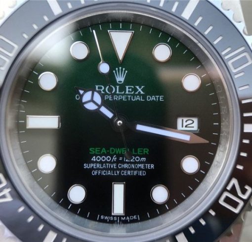Replica Rolex Sea-Dweller DEEPSEA 116660 D-Green Noob A2836 - Image 6
