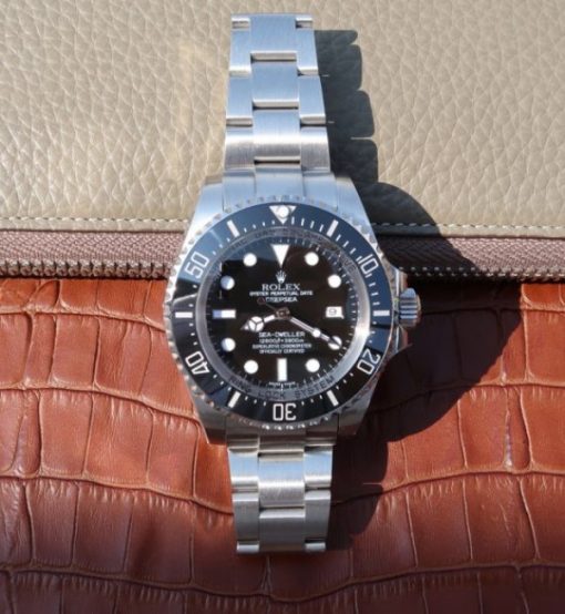 Replica Rolex Sea-Dweller DEEPSEA 116660 Black Ceramic Noob V7 SA3135 - Image 8
