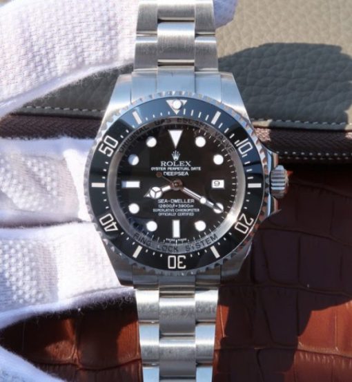 Replica Rolex Sea-Dweller DEEPSEA 116660 Black Ceramic Noob V7 SA3135