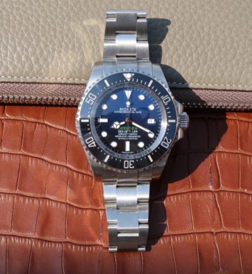 Replica Rolex Sea-Dweller DEEPSEA 116660 D-BLUE  Noob V7 SA3135 - Image 8