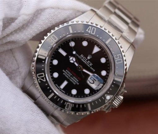 Replica Rolex Sea-Dweller DEEPSEA 116660 Black Ceramic Noob A2836 - Image 2