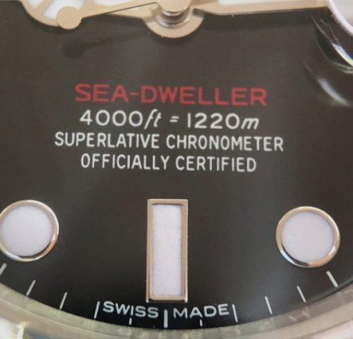 Replica Rolex Sea-Dweller DEEPSEA 116660 Black Ceramic Noob A2836 - Image 5