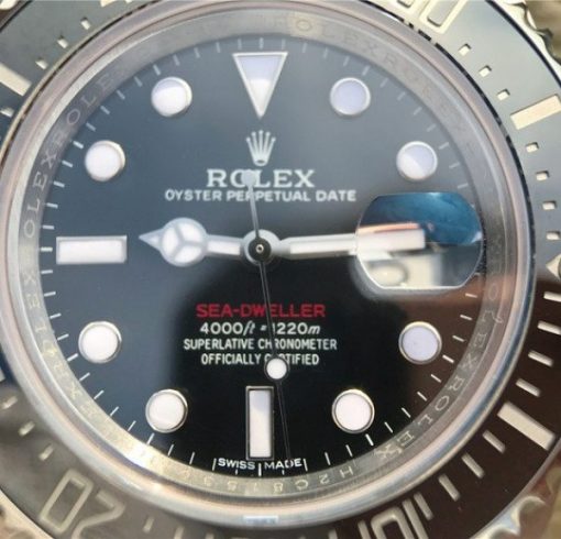 Replica Rolex Sea-Dweller DEEPSEA 116660 Black Ceramic Noob A2836 - Image 6