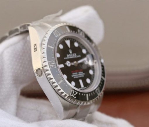 Replica Rolex Sea-Dweller DEEPSEA 116660 Black Ceramic Noob A2836 - Image 7