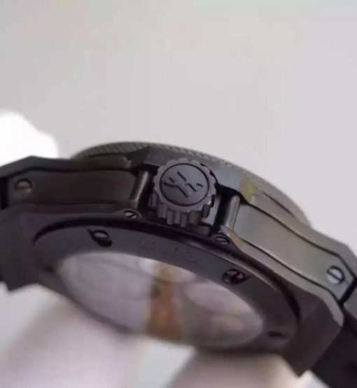 Replica Hublot Big Bang 44mm Vendome Real Tourbillon Black Black Gummy - Image 3