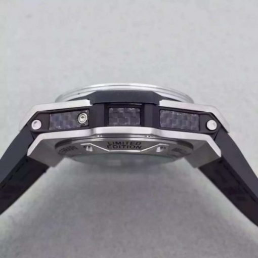 Replica Hublot Big Bang Ferrari Limited Edition SS Black Dial Black Rubber Strap A7753 - Image 5