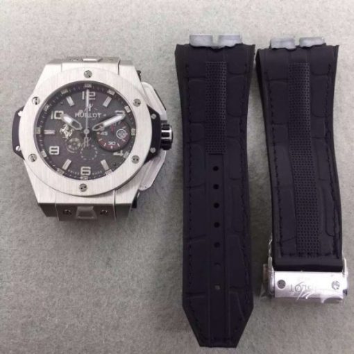 Replica Hublot Big Bang Ferrari Limited Edition SS Black Dial Black Rubber Strap A7753 - Image 8